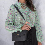 Bolsa Crossbody Fivela Preto