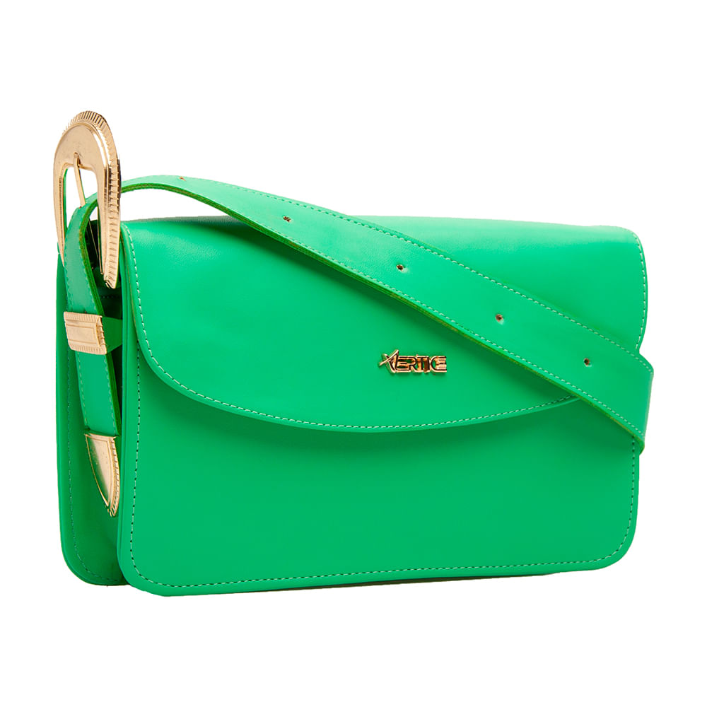 Bolsa Crossbody Fivela Verde