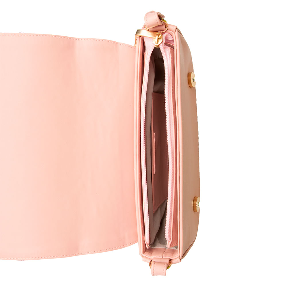 Bolsa Tiracolo Crossbody Nude