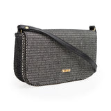 Bolsa Tiracolo Crossbody Preto e Branco