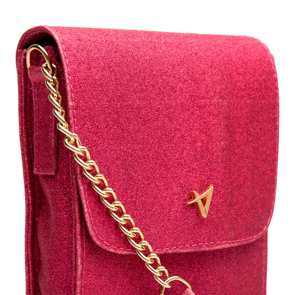 Bolsa Carteira Transversal Pink