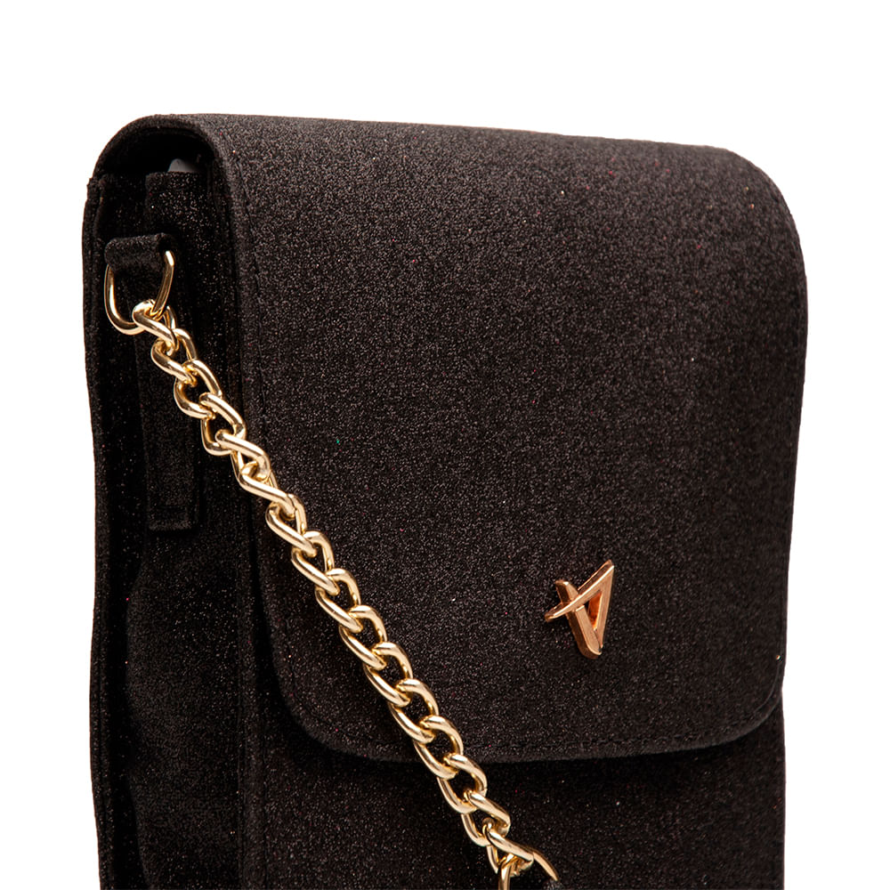 Bolsa Carteira Transversal Preto