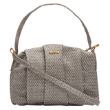 Bolsa Baguete Tiracolo Prata Vellho