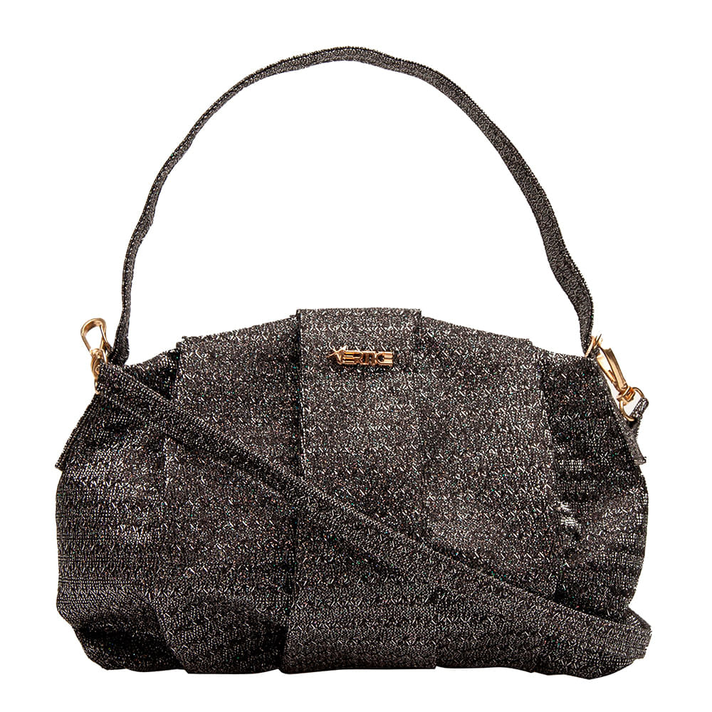 Bolsa Baguete Tiracolo Preto