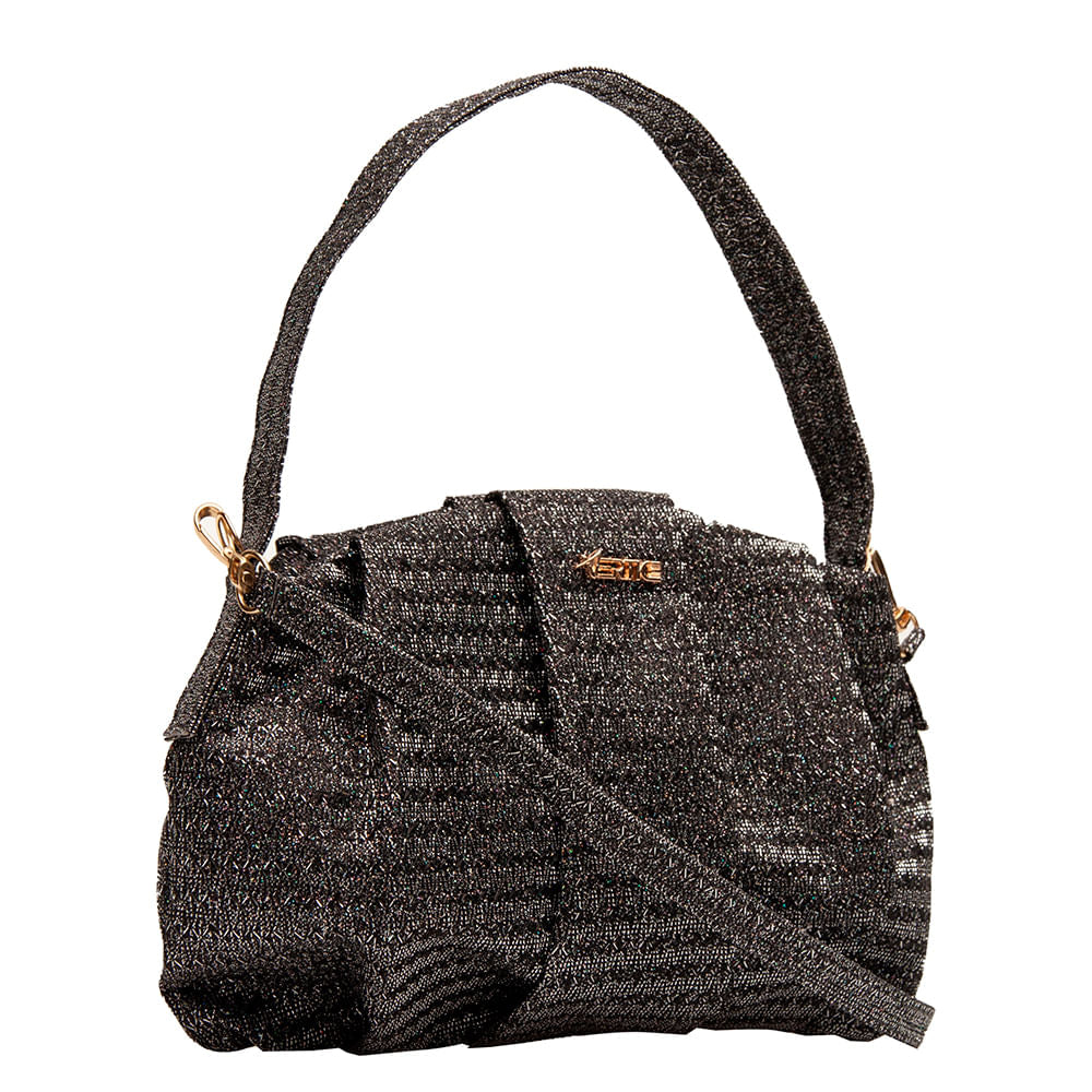 Bolsa Baguete Tiracolo Preto
