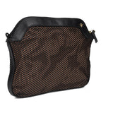 Bolsa Carteira Tela Tiracolo Preto