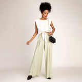 Calça Feminina Pantalona Verde