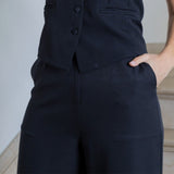 Calça Pantalona Alfaiataria Preto