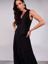 Calça Pantalona Alfaiatada Preto