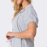 Camisa Manga Curta Offwhite