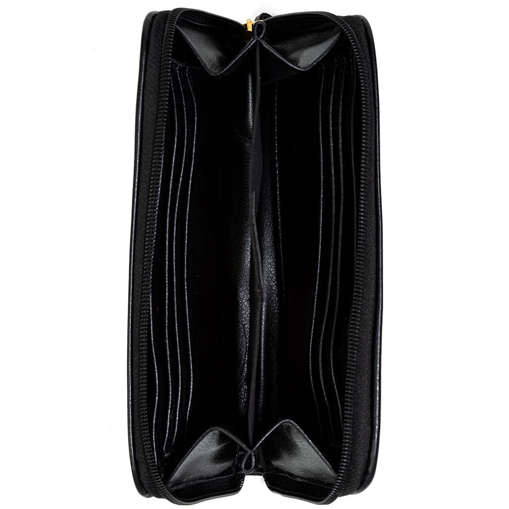 Carteira ZÍper Preto