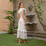 Saia Babados Laise Offwhite
