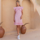 Vestido Laise Babadinhos Rosa