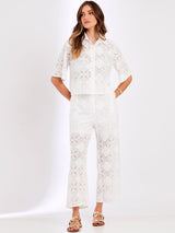 Camisa Renda Floranza Offwhite