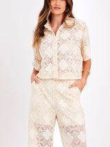 Camisa Renda Floranza Nude
