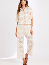 Camisa Renda Floranza Nude