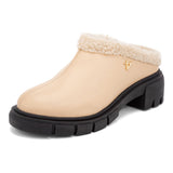 Bota Mule Solado Tratorado Porcelana
